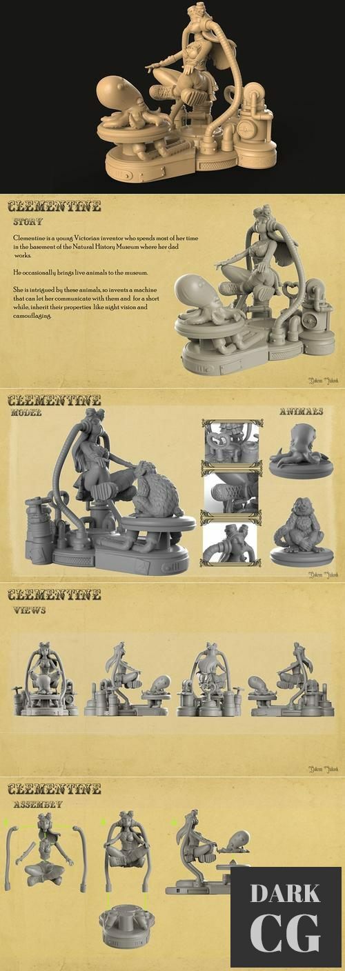 Clementine – 3D Print