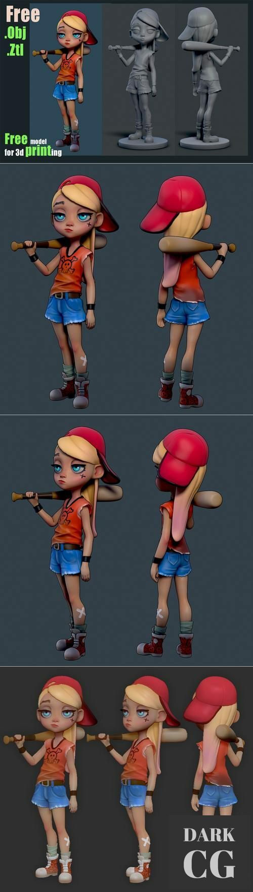 B-girl – 3D Print