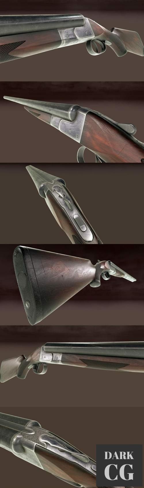 Unreal Engine Animated Double Barrel shotgun