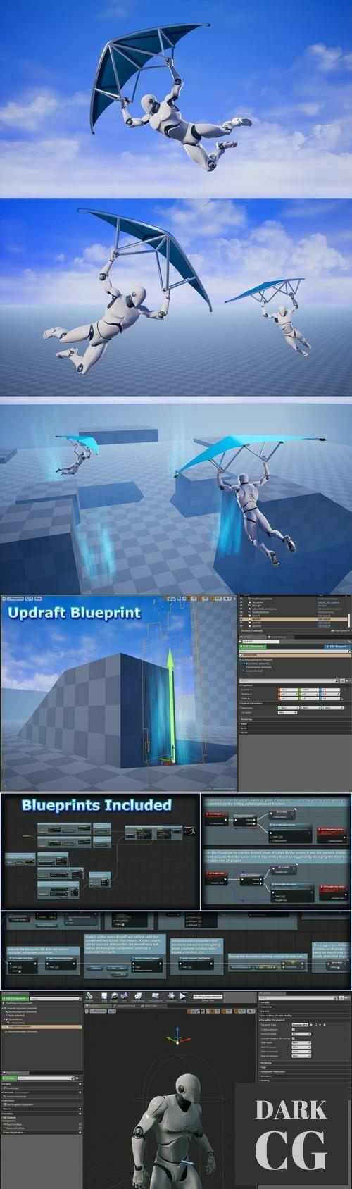 Unreal Engine Dynamic Paraglider