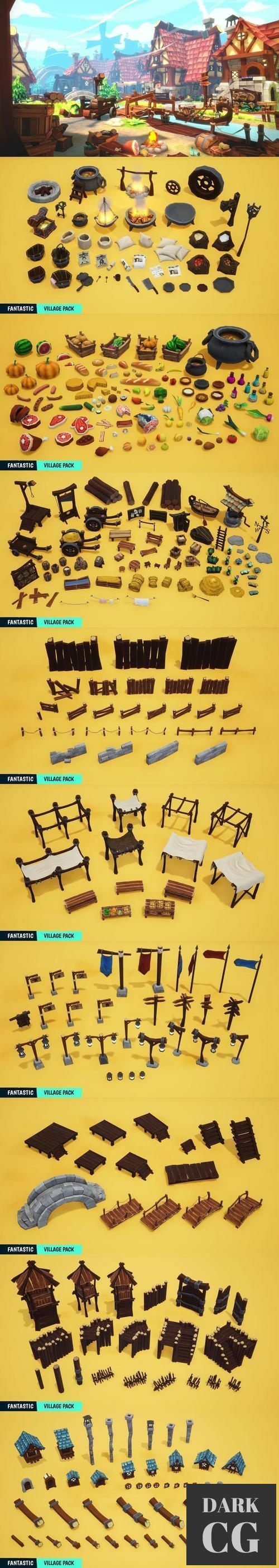 Unreal Engine FANTASTIC Village Pack