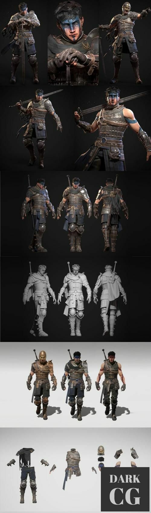 Unreal Engine Hero Mercenary Warrior