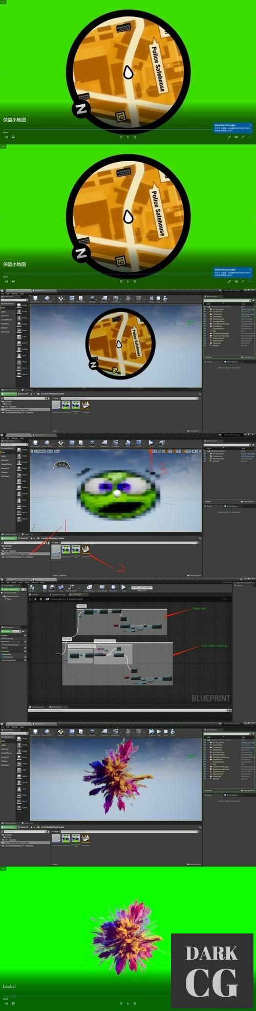 Unreal Engine LiveVideoMatting