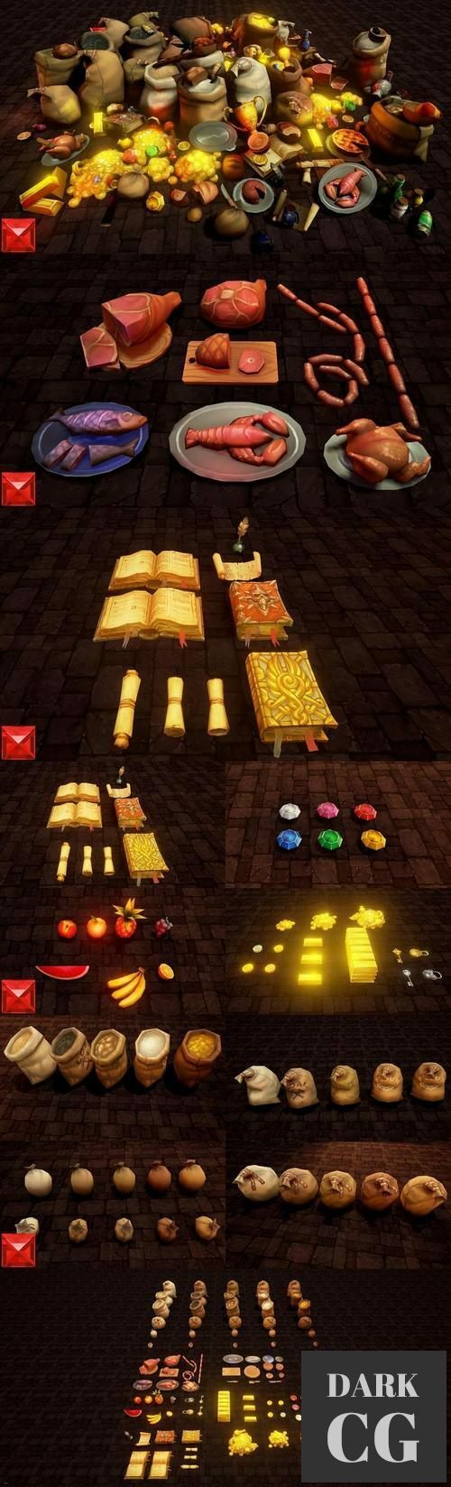 Unreal Engine Loot Set 100 3D Props