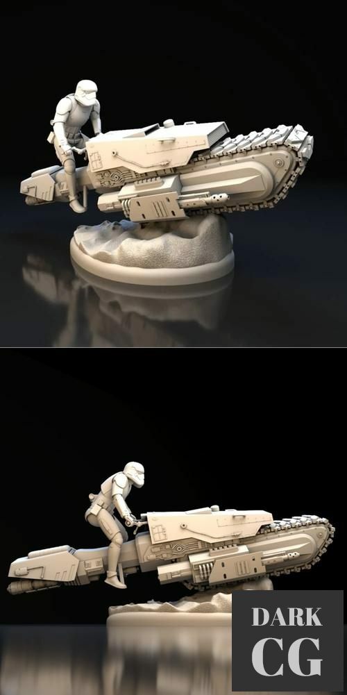 Treadspeeder star wars – 3D Print