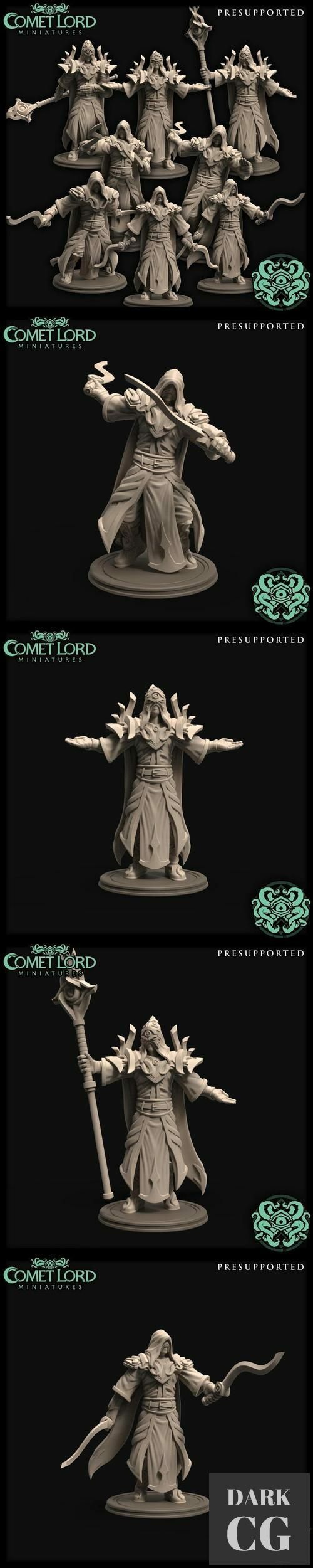 3D Model Comet Lord Cultists 3D Print