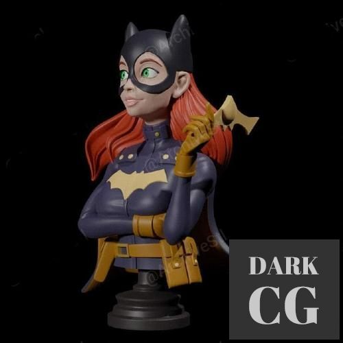 Batgirl Bust – 3D Print