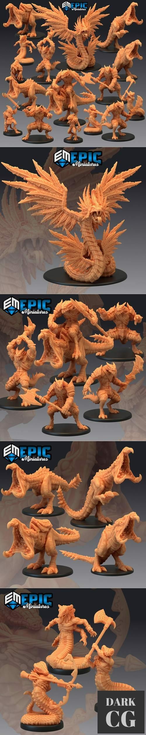 Epic Minis Serpentia Reborn – 3D Print