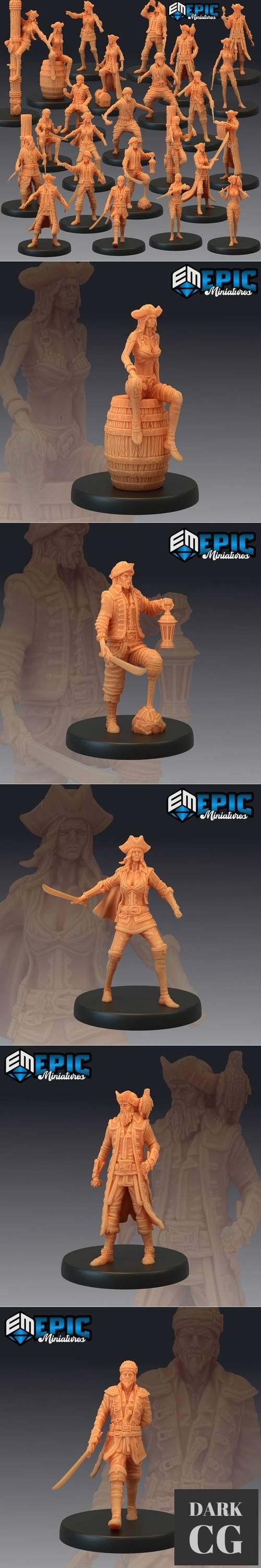 Epic Minis Pirates Voyage – 3D Print