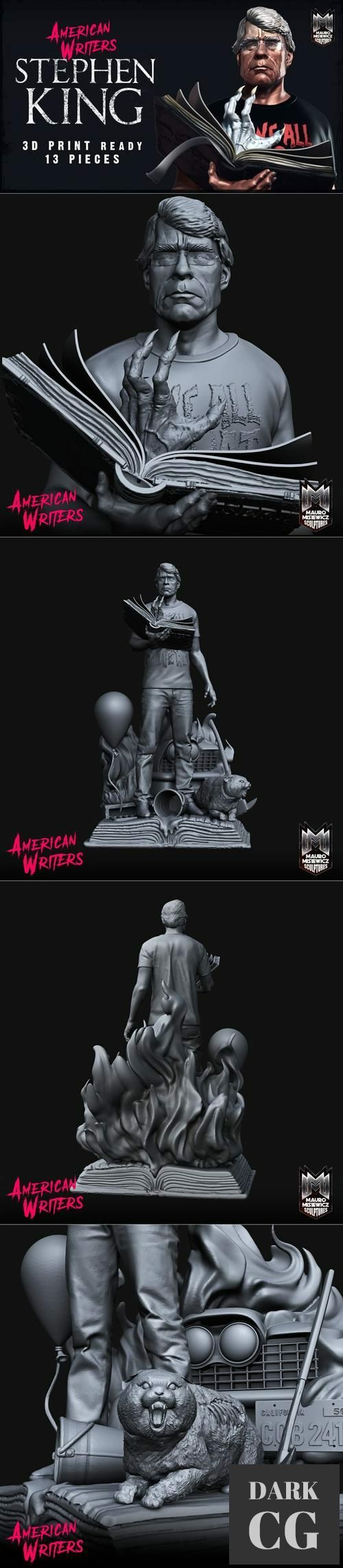 Stephen King – 3D Print