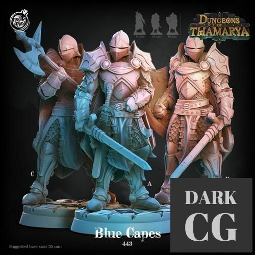 Blue Capes – 3D Print