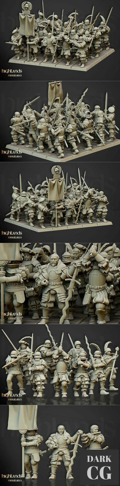 3D Model The Landsknechts of Soltau 3D Print