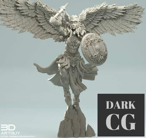 3D Model Valkyrie Paladin 3D Print