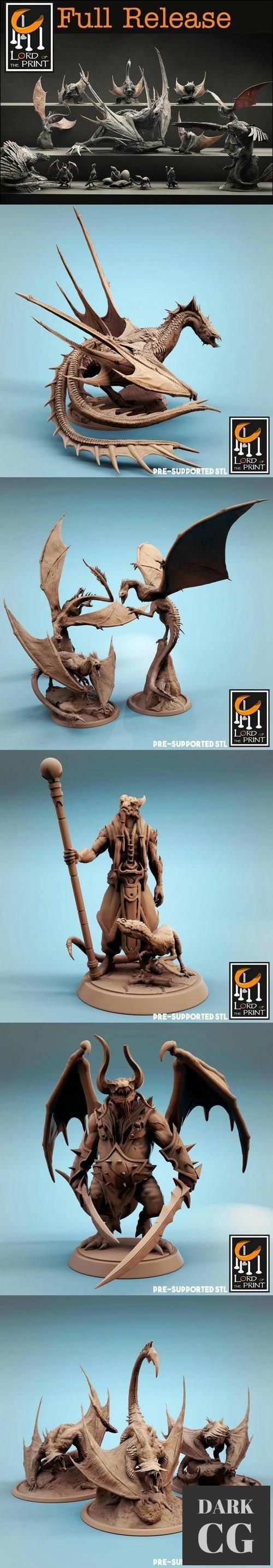 3D Model Lord of the Print Swarm of the Vouivre March 2022 3D Print