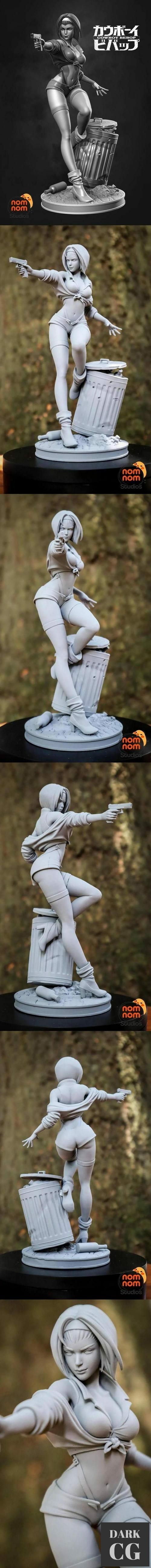 3D Model Faye Valentine from Cowboy Bebop 3D Print