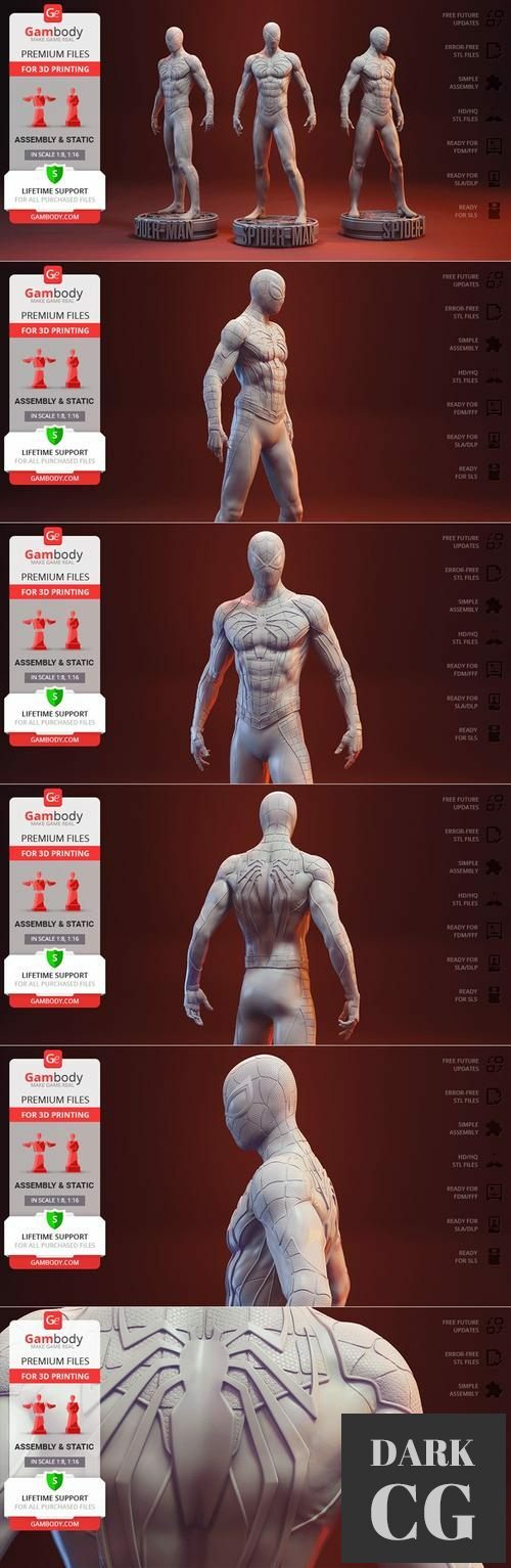 Spider-Man Game Suit – 3D Print