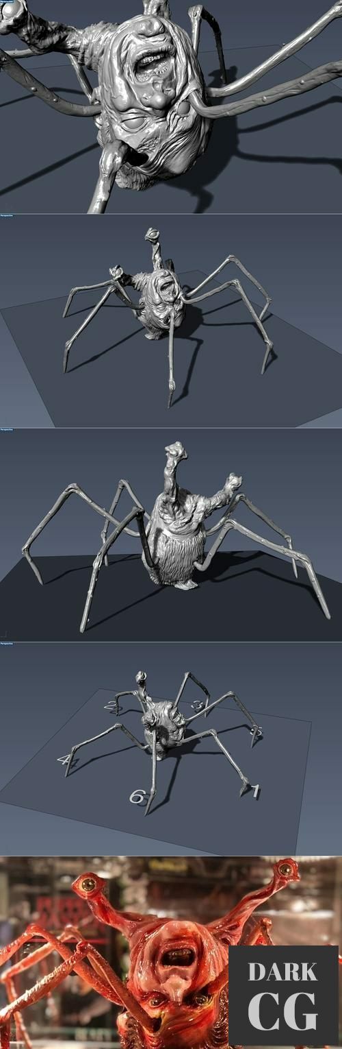 The Thing Spider head – 3D Print