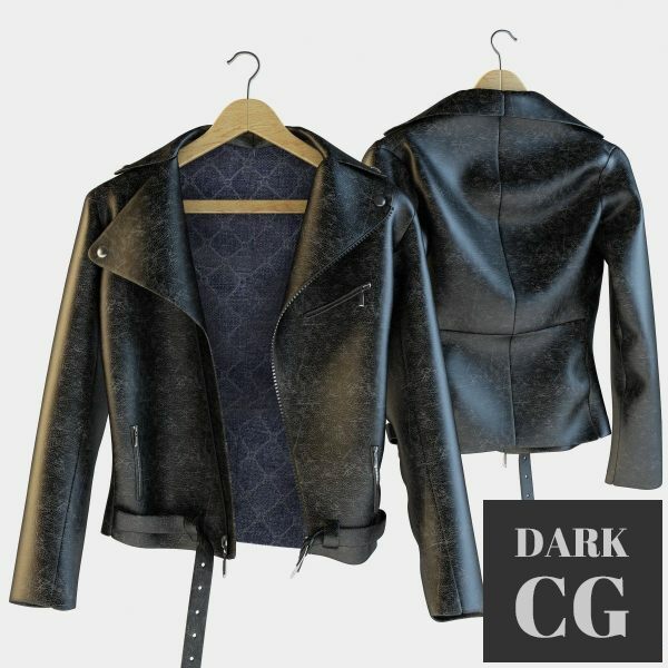 3D Model Leather jacket