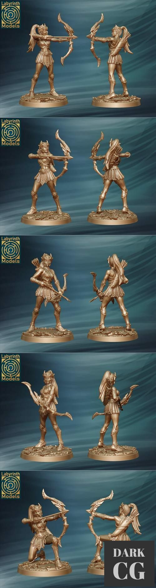 Daughter of Artemis part 1-5 – 3D Print