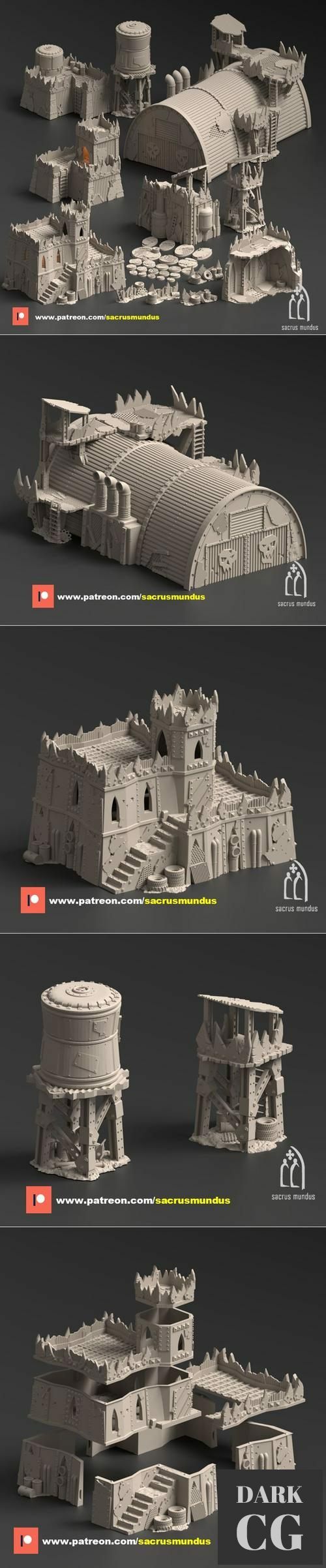 Warpzel-1A Orc Settlement – 3D Print