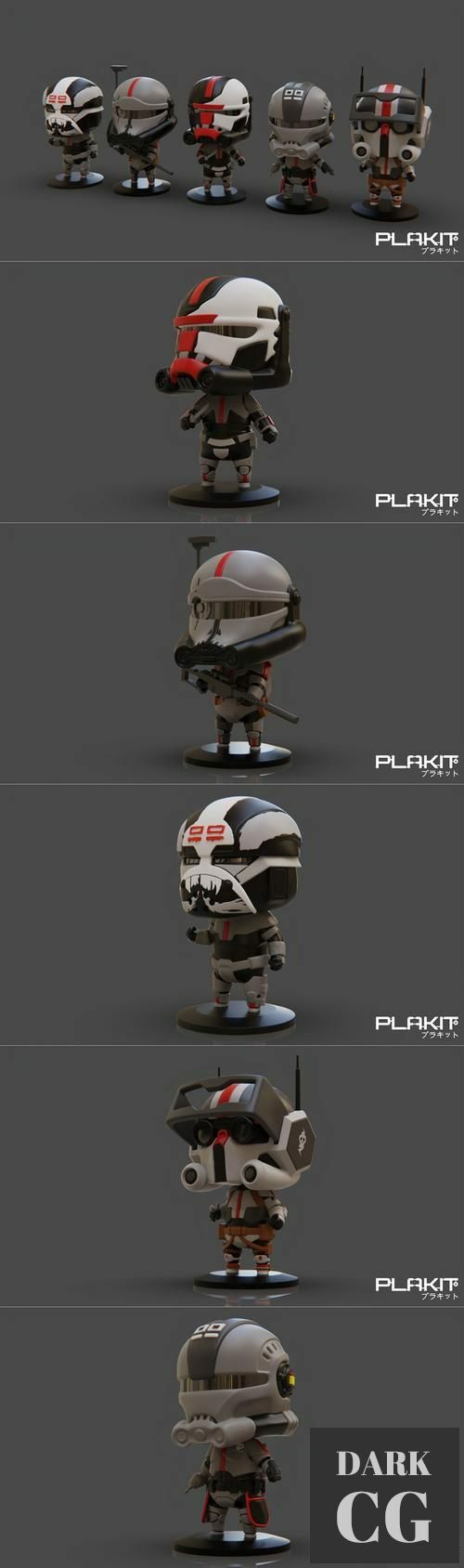 PlaKit StarWars Bad Batch – 3D Print