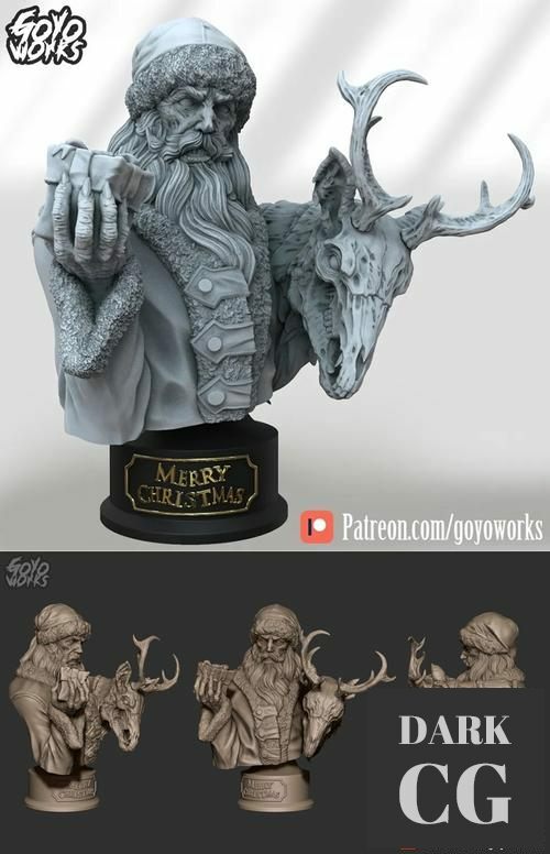 Santa and Rudolph – 3D Print