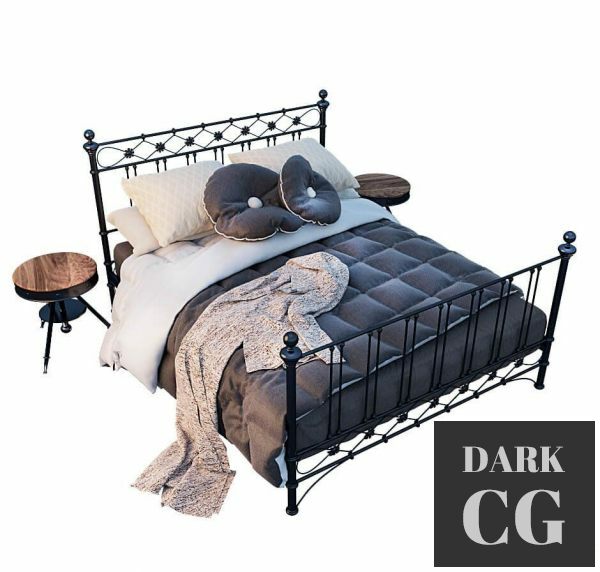 3D Model Bed Zhengtian