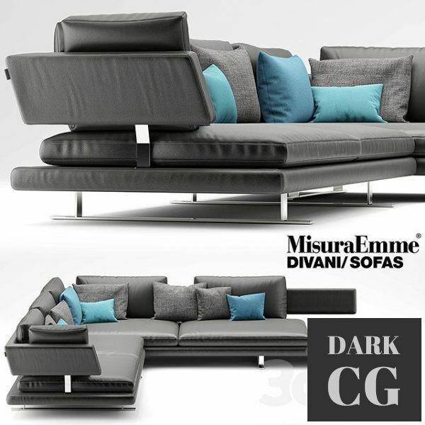 3D Model Sofa MisuraEmme BORDERLINE