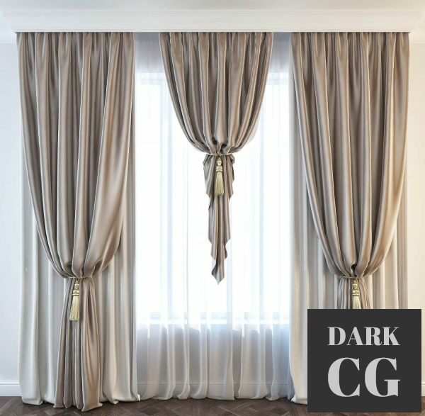 3D Model Curtain 06