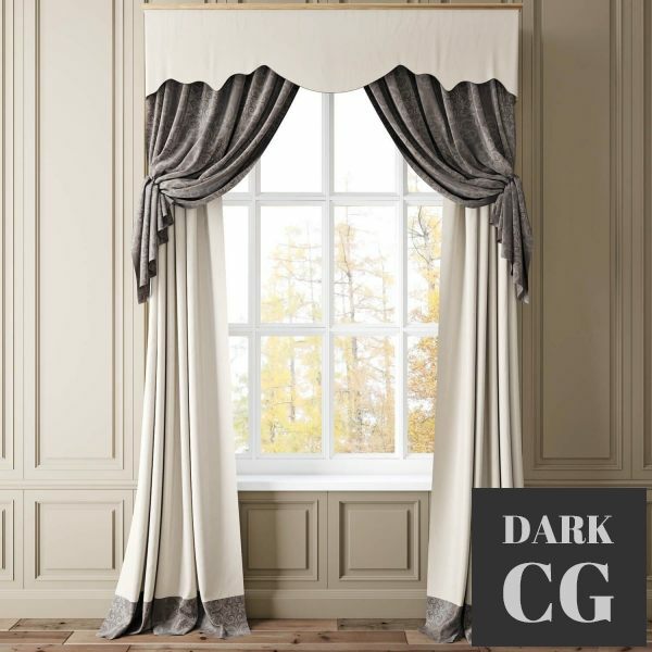 3D Model Curtain 64