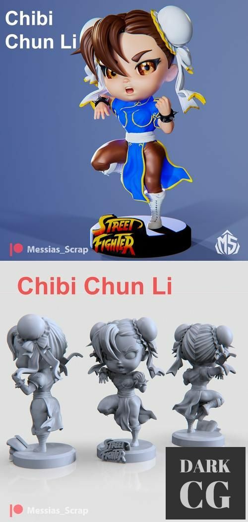 Chun Li Chibi – 3D Print