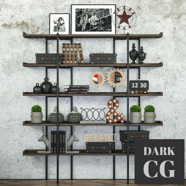3D Model Decorative set loft