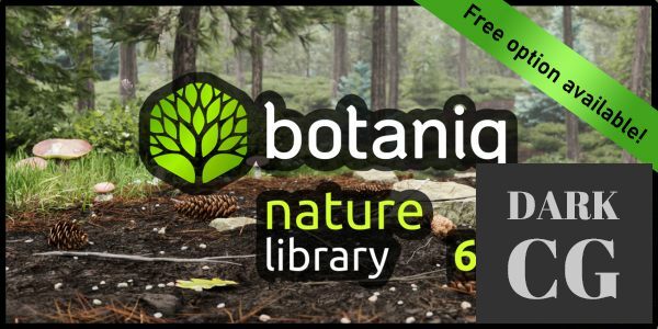 Blender Market Tree And Grass Library Botaniq v6 4 3 Full