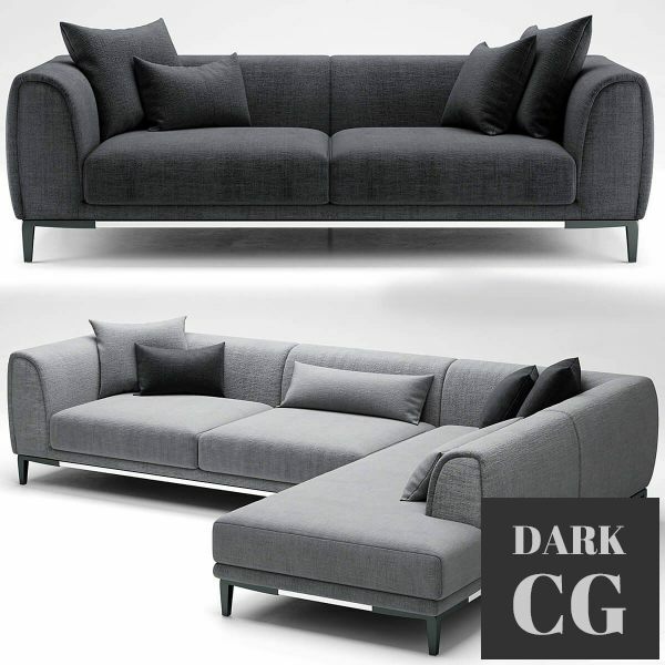 3D Model Sofa natuzzi trevi