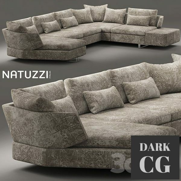 3D Model Sofa Opus by Natuzzi