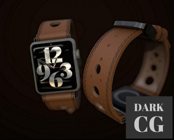 3D Model Apple Watch series 3 PBR