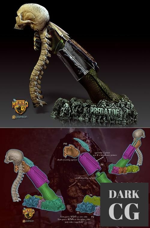 Predator Skul Stand – 3D Print