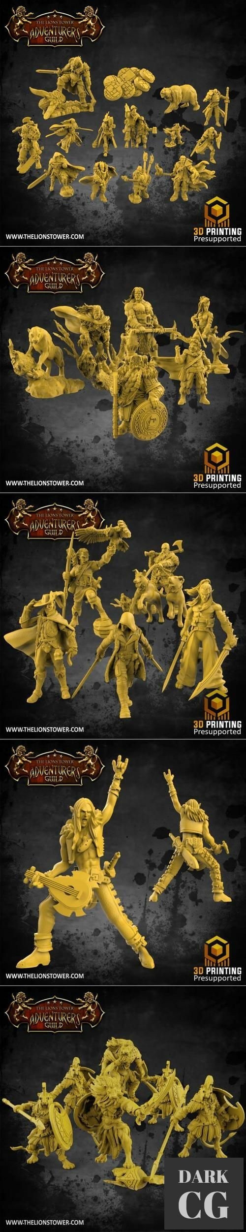 The Lion Tower Adventurers Guild September 2021 and welcome pack – 3D Print