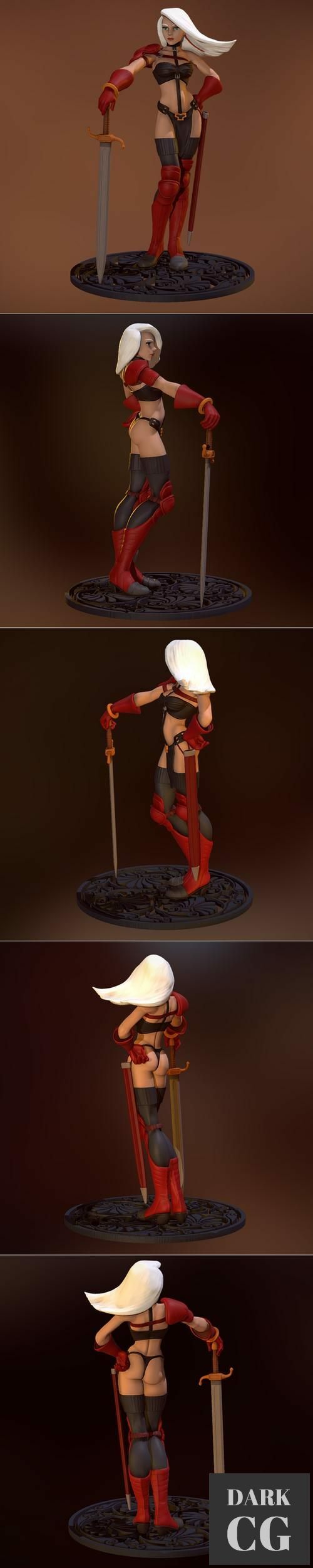 Taarna Pinup – 3D Print