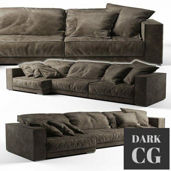 3D Model Baxter Budapest sofa