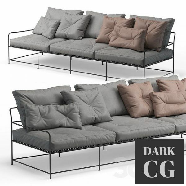 3D Model Baxter Girgenti Sofa