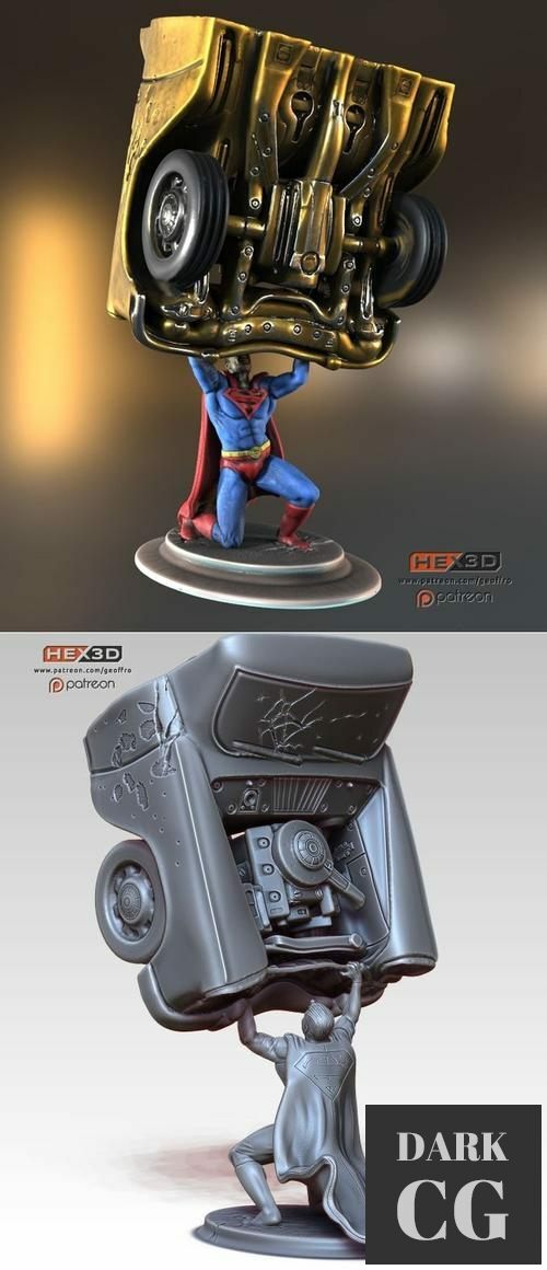 Superman Car Lift – 3D Print