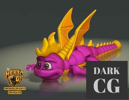 Spyro Articulated V1 – 3D Print