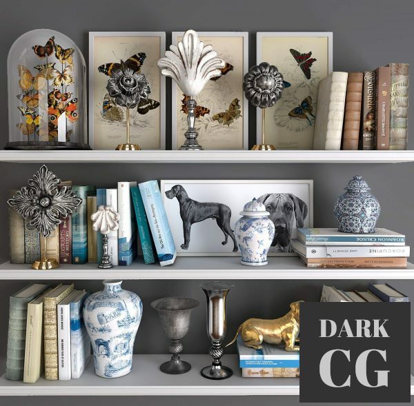 3D Model Decorative set 13