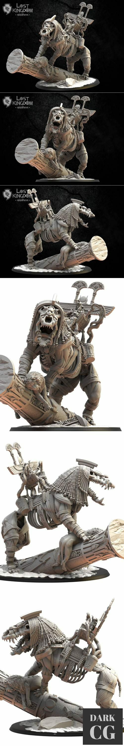Amenhotep, The Terrible On Ammit – 3D Print