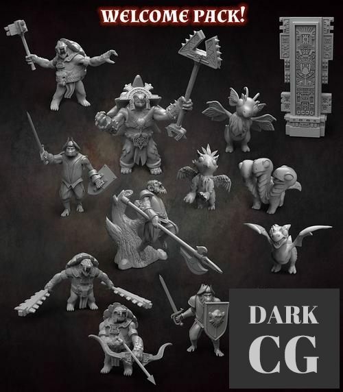 Red Clay Collectibles Welcome pack – 3D Print