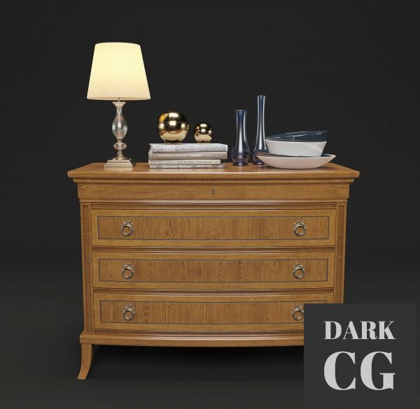 3D Model Galimberti decor set