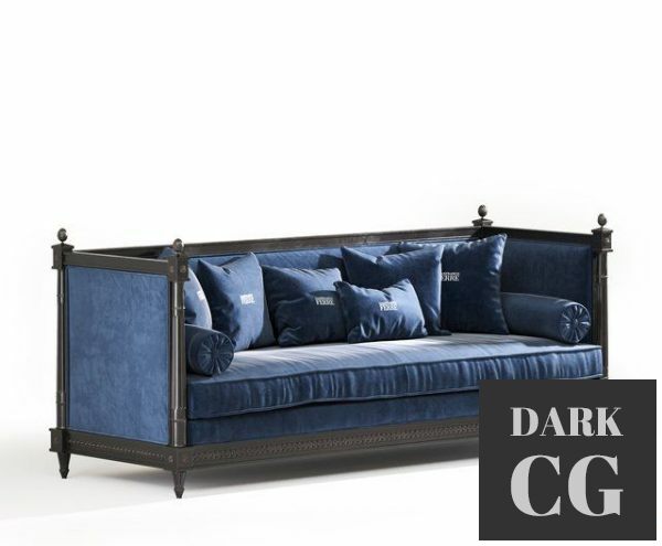 3D Model Gianfranco Ferre Home KING Sofa