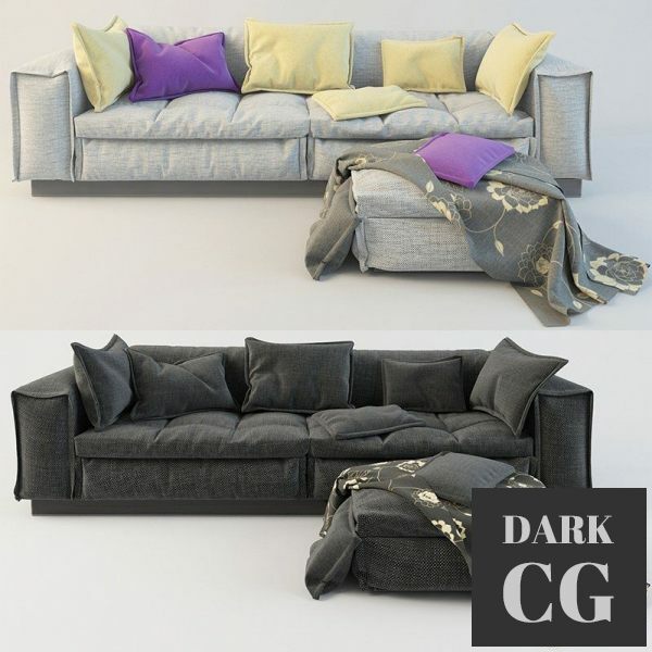 3D Model Paola Vella sofa
