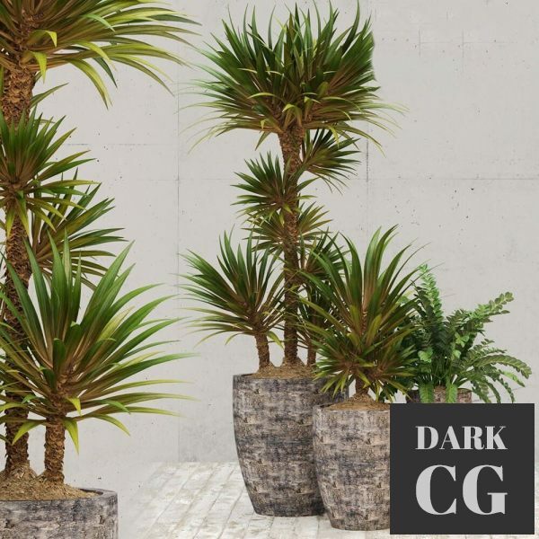 3D Model Restoration Hardware corso planter